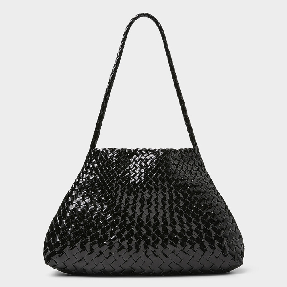 Dragon Diffusion Santa Maria - Black Patent Leather Bag
